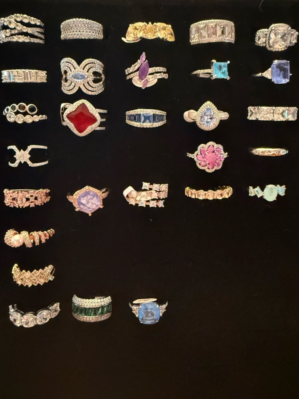 Bomb Party size 9 ring lot all platings NWT/NWOT